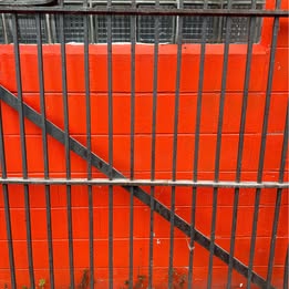 Antique driveway gate steel 18 century