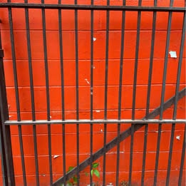 Antique driveway gate steel 18 century