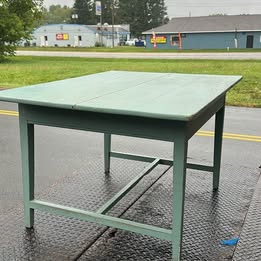 18th century Adirondack table, work table jointed