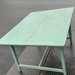 18th century Adirondack table, work table jointed