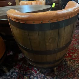 Whisky Barrel Dinning or Gaming Table