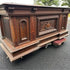 18 century Gothic wardrobe for ceremony purposes storage unit blanket box
