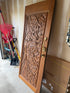 Hand-Carved Wooden Door