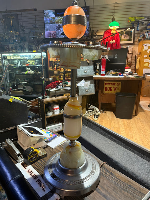 Vintage antique brass ashtray