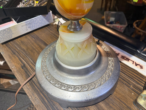 Vintage antique brass ashtray