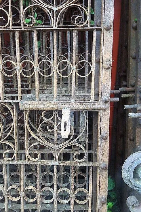 Antique Left and Right old iron gates. We have several sets.