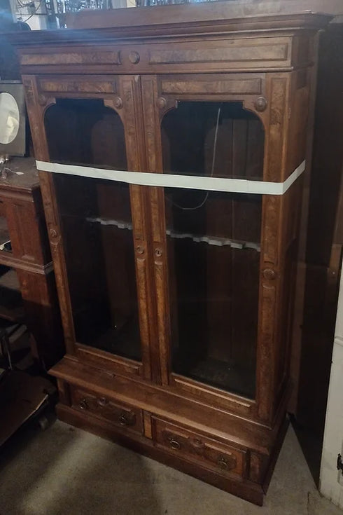 antique victorian gun cabinet