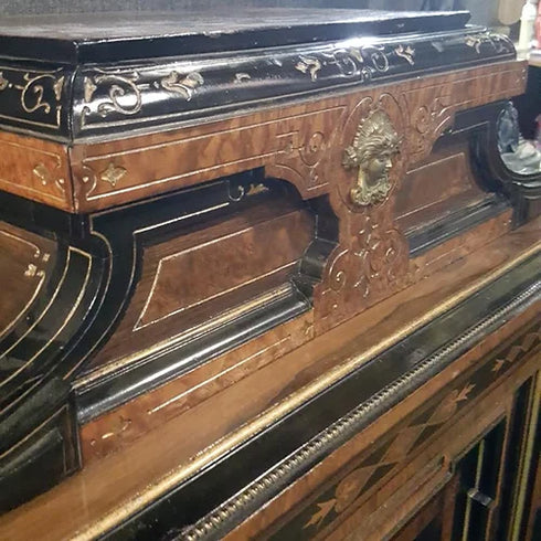 19th century American rosewood credenza