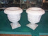 White Solid Marble Planters, inside or outside, Lawn & Garden, Matching pair