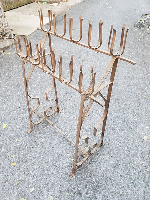 antique votive candle stand