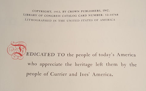 Currier and Ives America - 80 Print book (16 x 12)