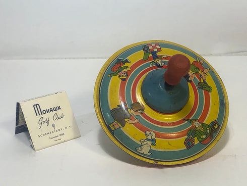 Tin Spinning Top, American