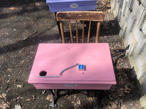 Vintage 1930's School Desk & Chair