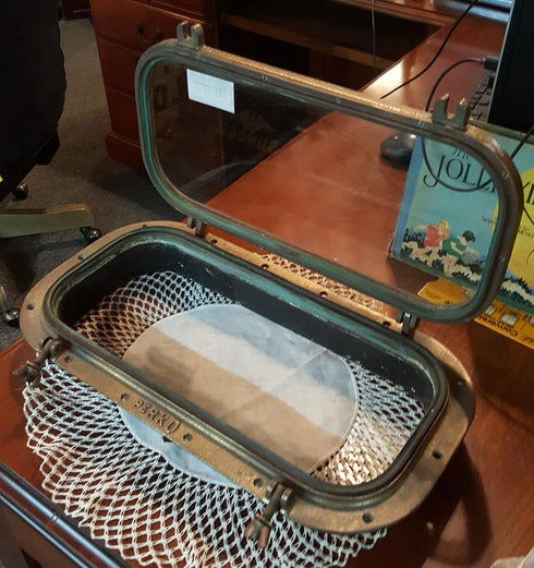 Antique Brass Ship Porthole