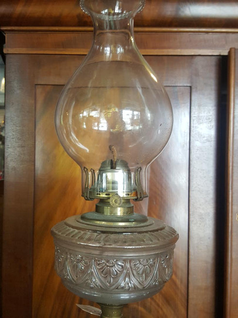 Victorian Hand Painted Lamp