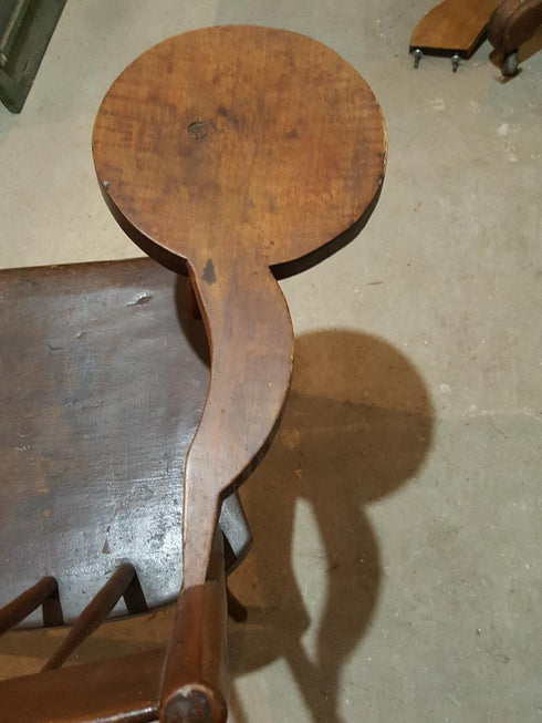 Antique Plank Bottom Chair